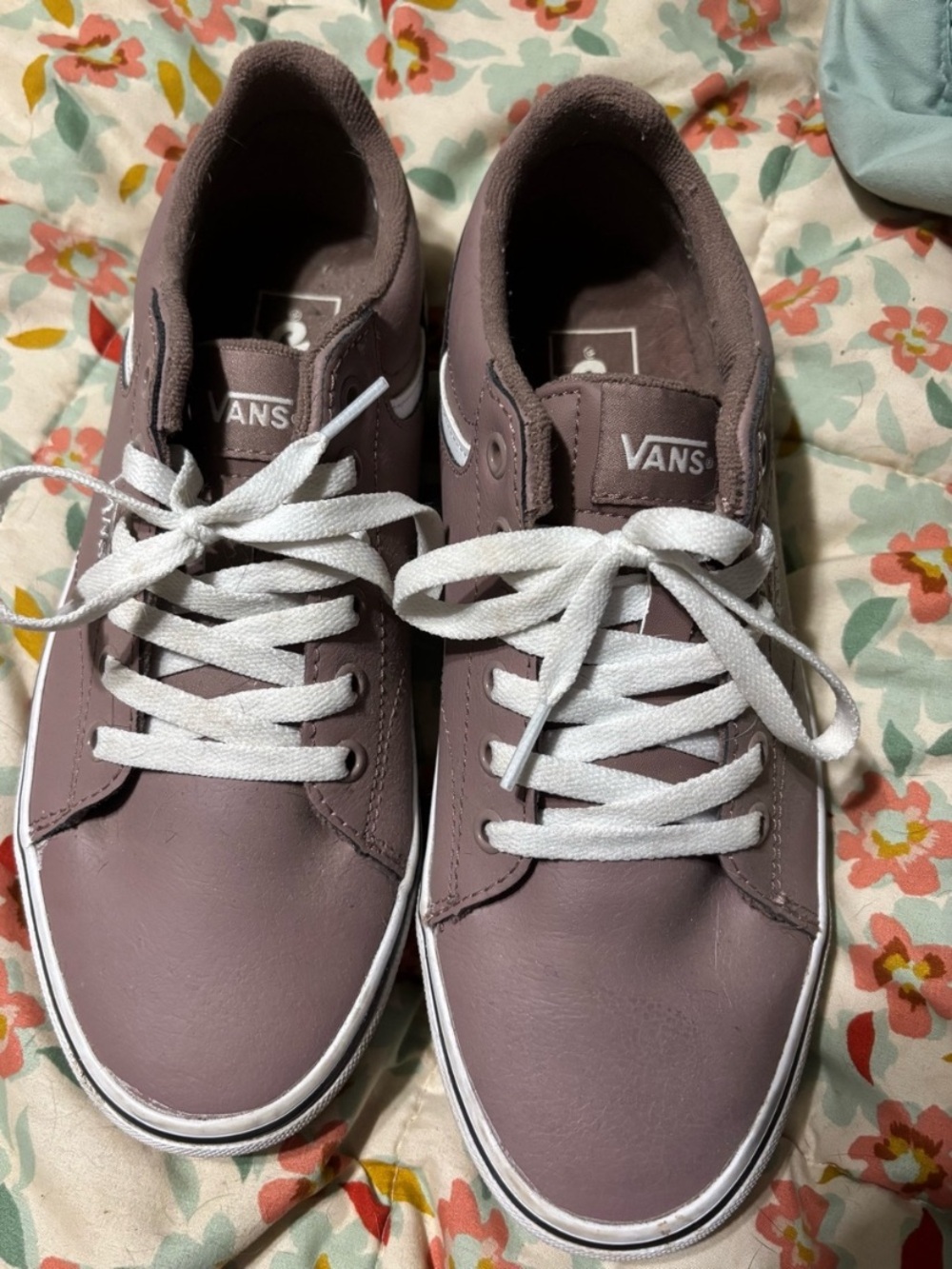 Vans Men's Mauve Low-Top Lace-Up Sneakers